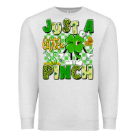 Oatmeal Heather just a little pinch Premium Sweatshirt - Artiststas