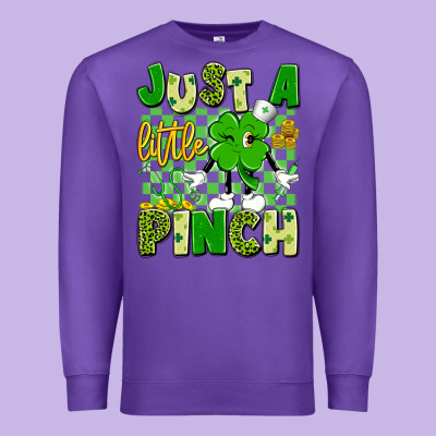 Just A Little Pinch Premium Sweatshirt Designed By Artiststas