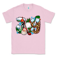 Bubblegum Pink joy with golf and santas Classic Tee - AdoDesignShop