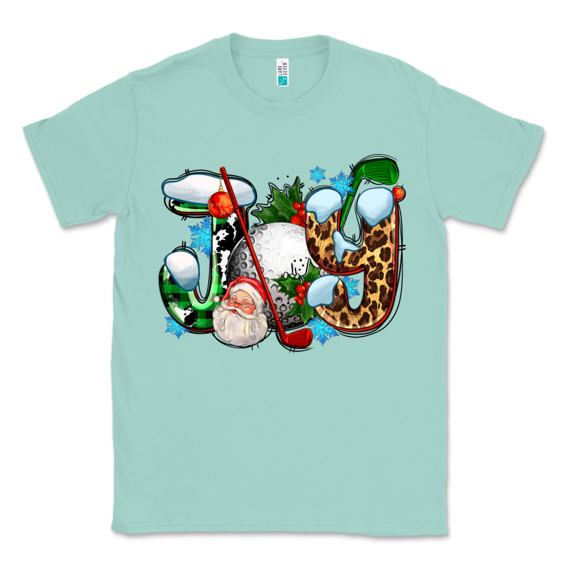 Joy With Golf And Santas Classic Tee by AdoDesignShop | Teevron