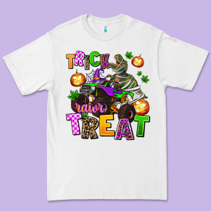 Trick Rawr Treat Premium Tee Designed By Adodesignshop