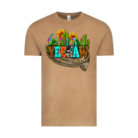 Vintage Camel yeehaw and cactus with horseshoe Vintage Tee - AdoDesignShop
