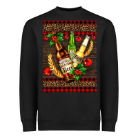 Black beer bottles with mistletoe Heavyweight Sweatshirt - AdoDesignShop