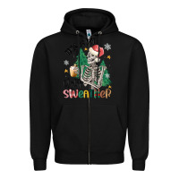 Black this is my ugly Zipper Hoodie - MaliasSmallBusiness