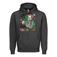 Charcoal Heather this is my ugly Zipper Hoodie - MaliasSmallBusiness