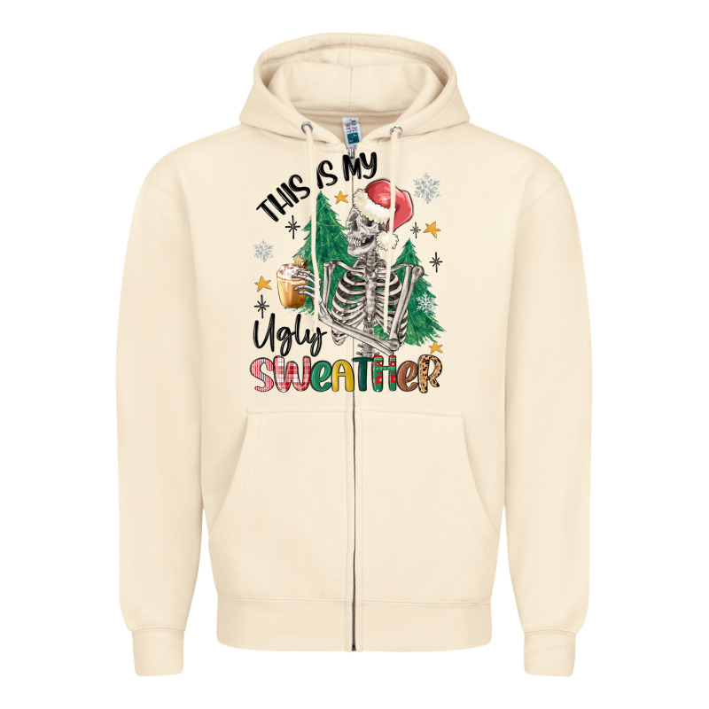 This Is My Ugly Zipper Hoodie by MaliasSmallBusiness | Teevron