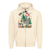 Sandshell this is my ugly Zipper Hoodie - MaliasSmallBusiness