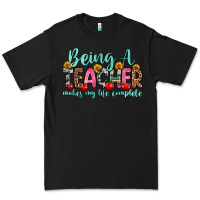 Black being a teacher makes my life complete Premium Tee - Zillion Design Studio