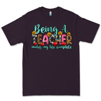 Plum being a teacher makes my life complete Premium Tee - Zillion Design Studio