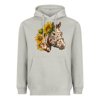 Moon Dust appaloosa horse with sunflowers Heavyweight Hoodie - LillyAllenDesigns