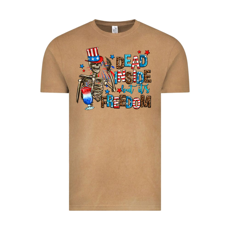 Dead Inside But Its Freedom Vintage Tee by AdoDesignShop | Teevron