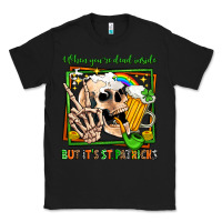 Black when you're dead inside but it's st patricks Classic Tee - Jasminsmagicworld