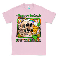 Bubblegum Pink when you're dead inside but it's st patricks Classic Tee - Jasminsmagicworld