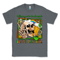 Charcoal Heather when you're dead inside but it's st patricks Classic Tee - Jasminsmagicworld