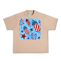 Burro 4th of july firecracker and star seamless  pattern Urban Heavy Tee - BundleAndBundleShop