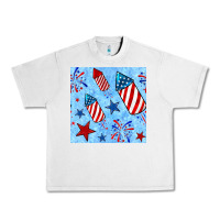 Lunar Rock 4th of july firecracker and star seamless  pattern Urban Heavy Tee - BundleAndBundleShop