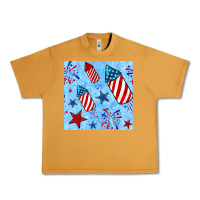 Peanut Butter 4th of july firecracker and star seamless  pattern Urban Heavy Tee - BundleAndBundleShop