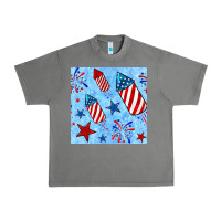 Tornado 4th of july firecracker and star seamless  pattern Urban Heavy Tee - BundleAndBundleShop