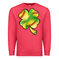 Cardinal st. patrick's day clover softball Premium Sweatshirt - Artiststas