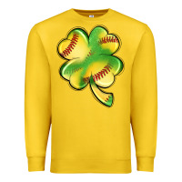 Lemon st. patrick's day clover softball Premium Sweatshirt - Artiststas
