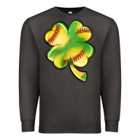 Smoke st. patrick's day clover softball Premium Sweatshirt - Artiststas