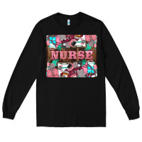 Black Nurse Long Sleeve Tee - LillyAllenDesigns