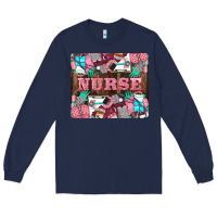 Navy Nurse Long Sleeve Tee - LillyAllenDesigns