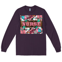 Plum Nurse Long Sleeve Tee - LillyAllenDesigns