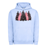 Pigment Grape Ice pink christmas trees Urban Hoodie - CowGirlArtShop