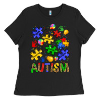 Black autism Ladies Tee - JahusDesignShop