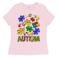 Bubblegum Pink autism Ladies Tee - JahusDesignShop