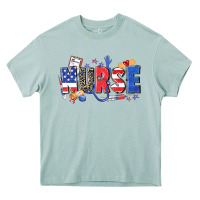 Arona American nurse Heavy Core Tee - Zillion Design Studio