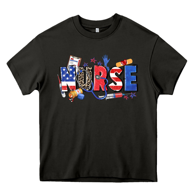 American Nurse Heavy Core Tee by Zillion Design Studio | Teevron