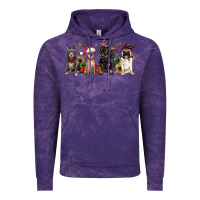 Cloud Purple christmas chihuahua pitbull pug dachshund Vintage Hoodie - JahusDesignShop