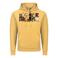 Vintage Mustard christmas chihuahua pitbull pug dachshund Vintage Hoodie - JahusDesignShop