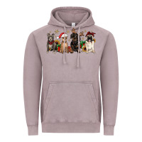 Vintage Zinc christmas chihuahua pitbull pug dachshund Vintage Hoodie - JahusDesignShop