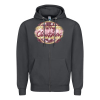 Smoke merry christmas pink Zipper Hoodie - MaliasSmallBusiness