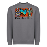 Storm peace love jesus Heavyweight Sweatshirt - JahusDesignShop