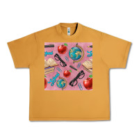 Peanut Butter Teacher Seamless Pattern Urban Heavy Tee - BundleAndBundleShop