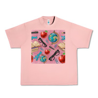 Salmon Teacher Seamless Pattern Urban Heavy Tee - BundleAndBundleShop