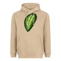 Mushroom Dumb Cane Leaf Heavyweight Hoodie - LillyAllenDesigns