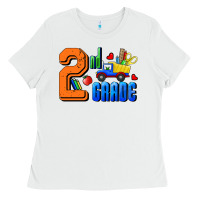 White Second Grade Ladies Tee - RanaPortraitStore