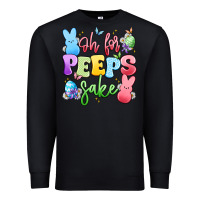 Black oh for peeps sake Premium Sweatshirt - Artiststas
