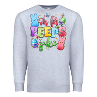 Heather Grey oh for peeps sake Premium Sweatshirt - Artiststas