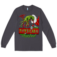 Smoke christmas character hand physician assistant Long Sleeve Tee - NancyCooperArtShop