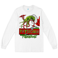White christmas character hand physician assistant Long Sleeve Tee - NancyCooperArtShop