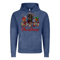 Vintage Denim merry christmas dachshund Vintage Hoodie - JahusDesignShop