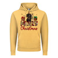 Vintage Mustard merry christmas dachshund Vintage Hoodie - JahusDesignShop