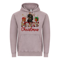 Vintage Zinc merry christmas dachshund Vintage Hoodie - JahusDesignShop