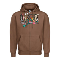 Chestnut love nurse Zipper Hoodie - NancyCooperArtShop